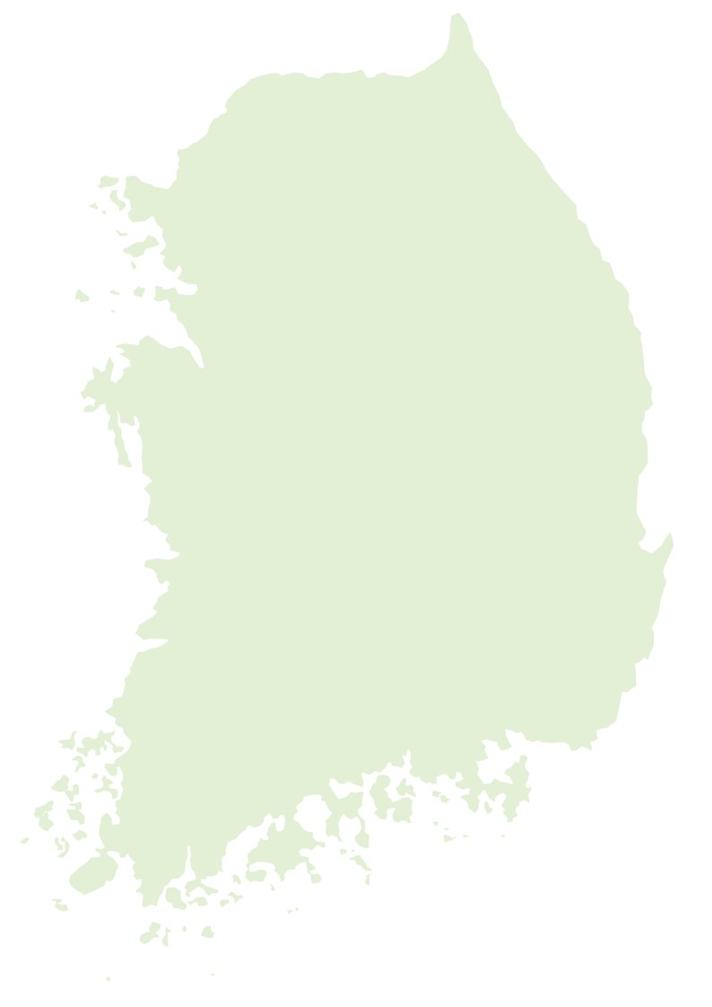 대한민국 지도 일러스트